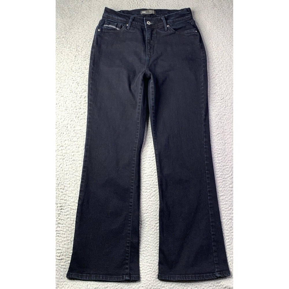 Levis 512 Jeans Womens Size 28 Perfectly Slimming Bootcut Leg Dark Wash Blue
